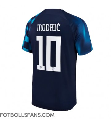 Kroatien Luka Modric #10 Replika Bortatröja VM 2022 Kortärmad